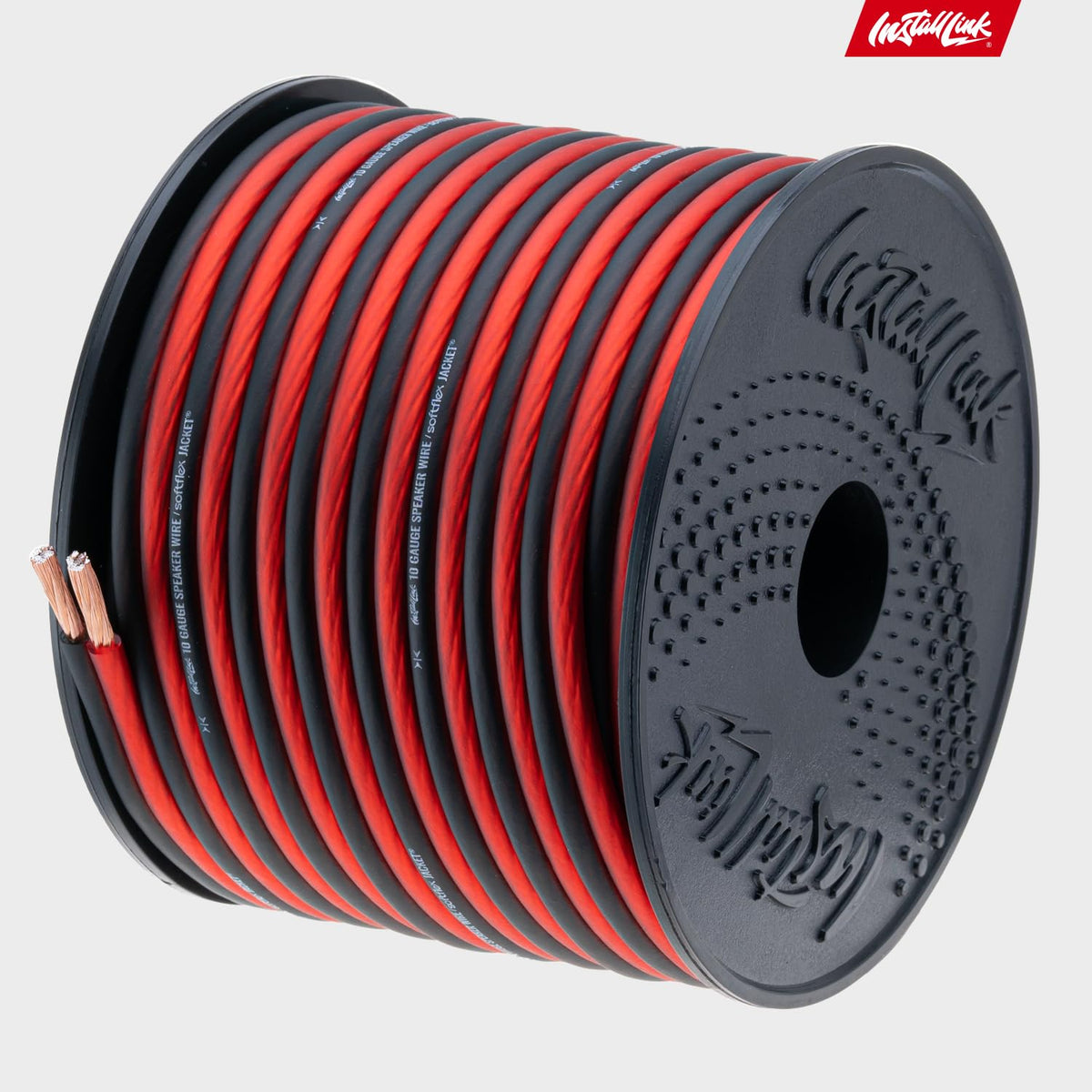 Install Link spool side profile highlighting compact storage and easy dispensing benefit