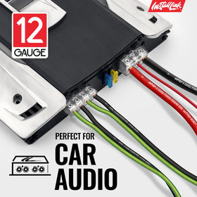 Install Link 12 AWG speaker wire for home theater use with ample length