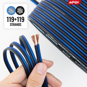 Install Link color-coded conductors illustrating quick polarity identification benefit