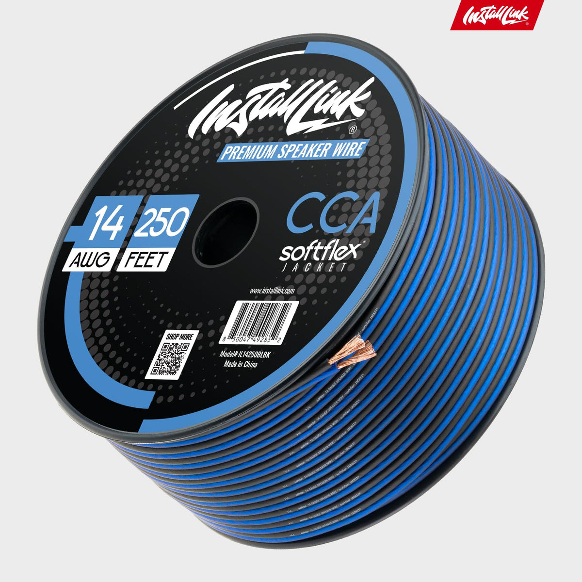Install Link cross-section showing copper-clad aluminum construction for balanced conductivity