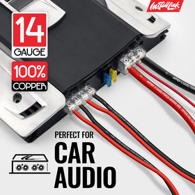 Install Link OFC copper 14 AWG core for low resistance audio paths
