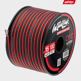 Install Link cable beside ruler to show scale and 100-foot length suitability for multi-room runs