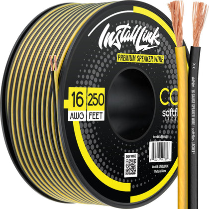 Install Link 16 AWG spool front view showing cable and length benefit