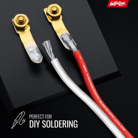 Install Link cable installed on a boat speaker showing weather protection