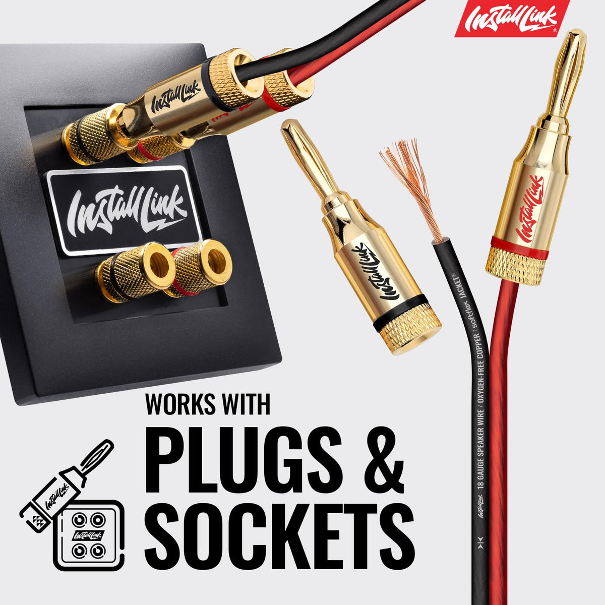Car audio installation with Install Link wire delivering tidy wiring