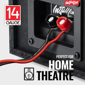 Install Link CCA speaker cable with soft jacket for easy DIY installation.