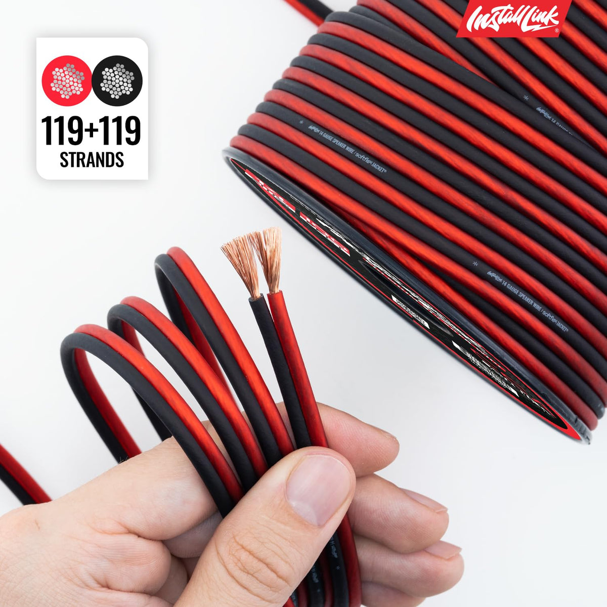 Install Link double-conductor design supports solid channel separation.