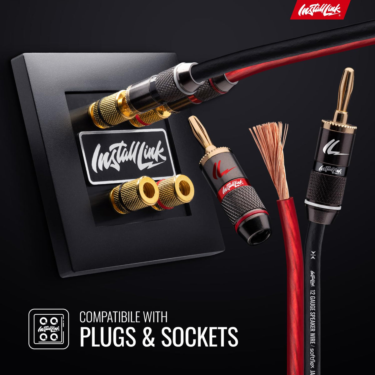 Easy strip with polarity color-coding for quick connections.