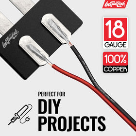 Wire strand being stripped easily for quick speaker connections