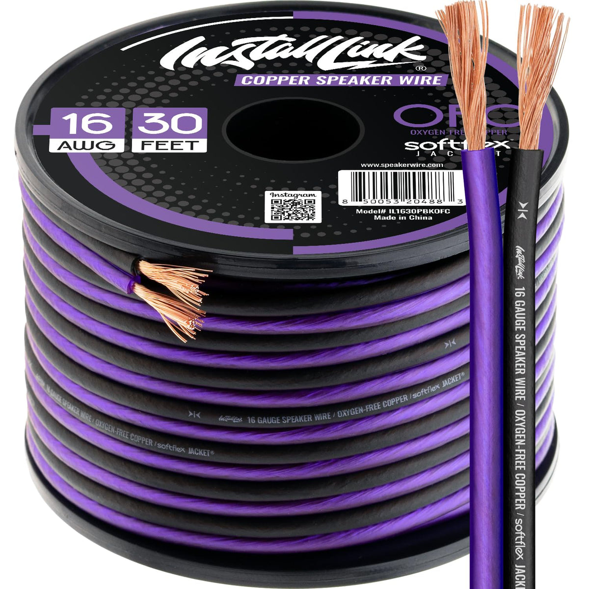 Install Link front packaging showing 30ft cable and features for quick selection