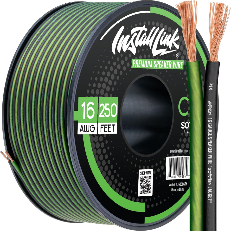 Install Link front spool showing 250ft cable and neat winding for easy handling and storage