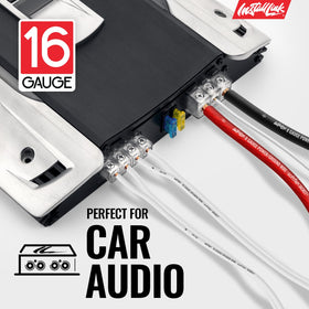 Install Link white 16ga speaker wire ideal for home theater installations