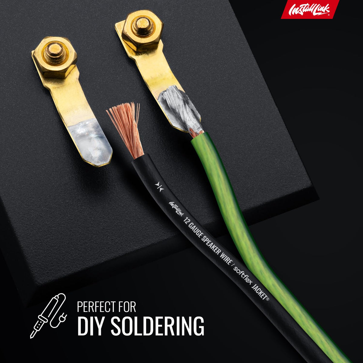 Home theater wiring to an A/V receiver using Install Link wire