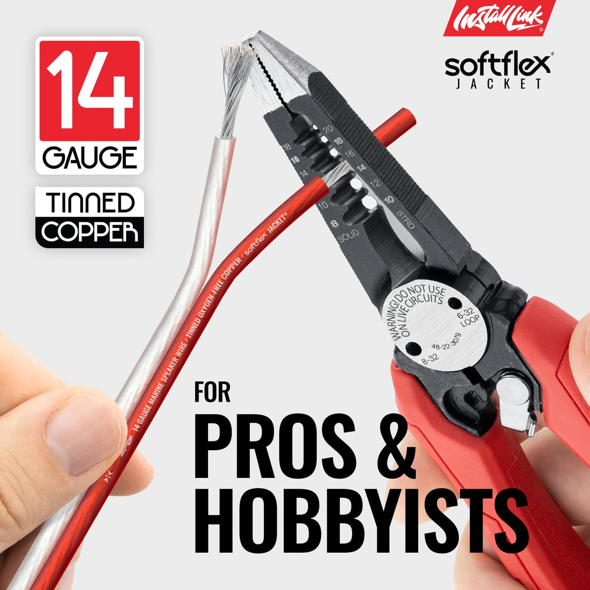 Install Link softflex jacket texture close-up protecting cable from abrasion
