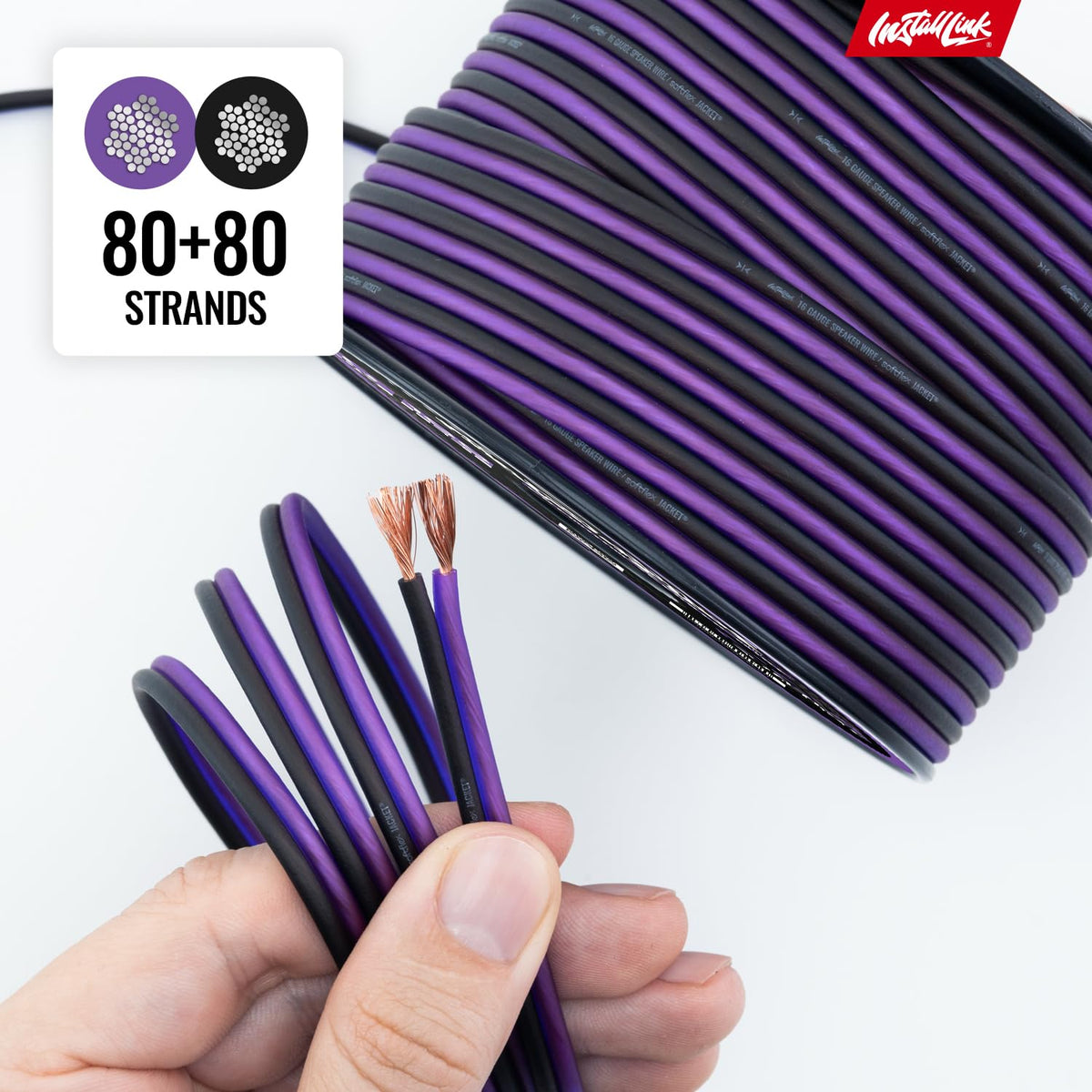 Install Link long-run-friendly 100ft spool for extensive setups.