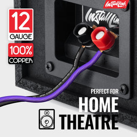 Install Link OFC copper core wire provides low resistance and clear audio.