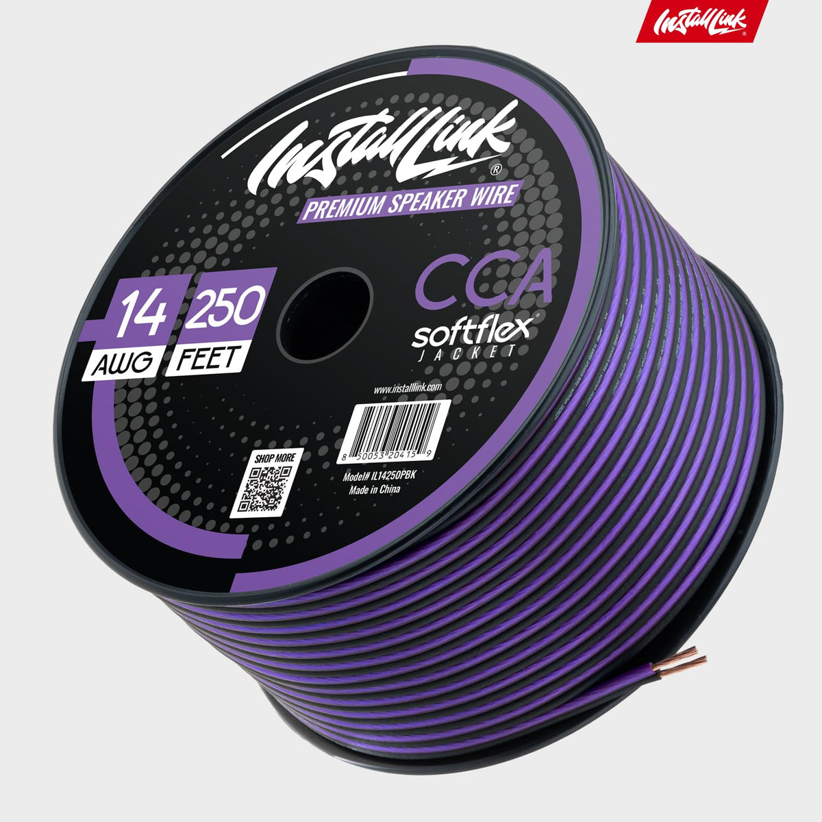 Install Link packaged spool side view showing durable storage and handling benefit