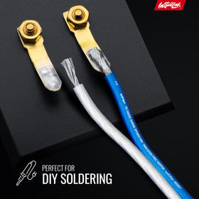 Install Link coil beside ruler showing 50ft scale for planning