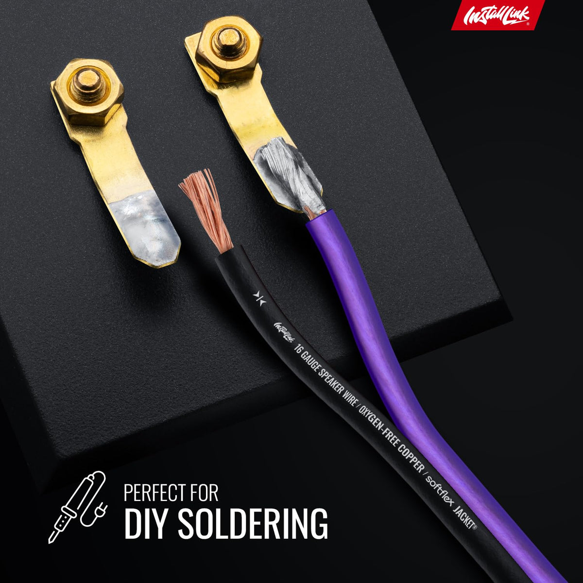 Install Link cable alongside ruler showing 30ft length for planning runs