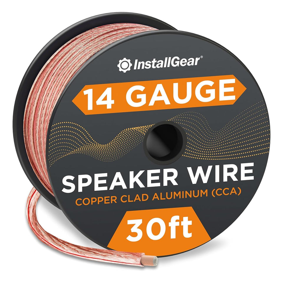 InstallGear clear-jacket roll showing length and label for easy identification
