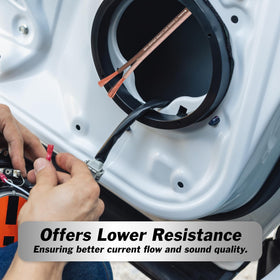 InstallGear two-color jacket enables easy polarity identification.