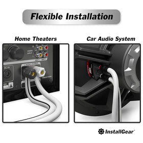 InstallGear two-color jacket clearly marks polarity during installation.