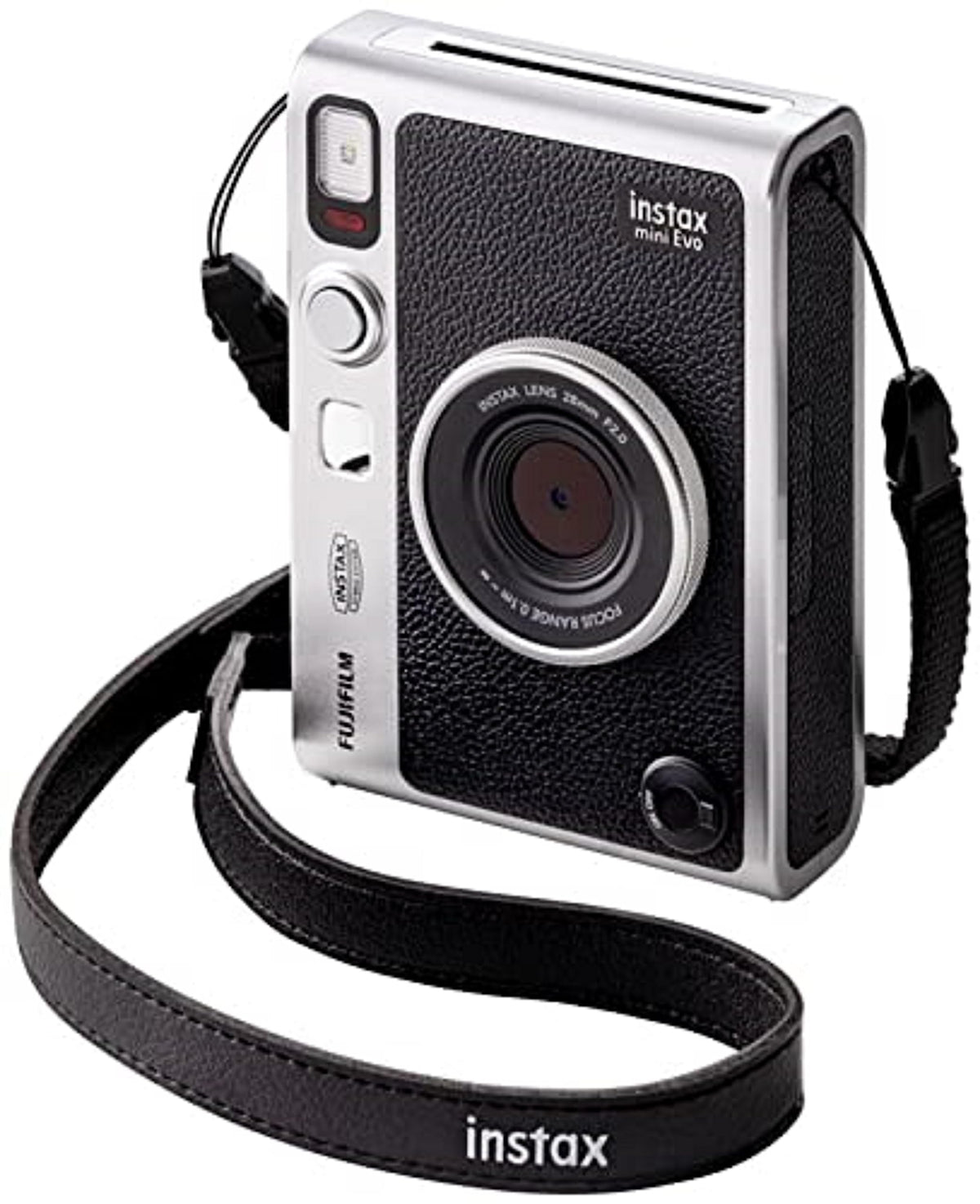 Instax mini EVO print preview highlights edits before output.