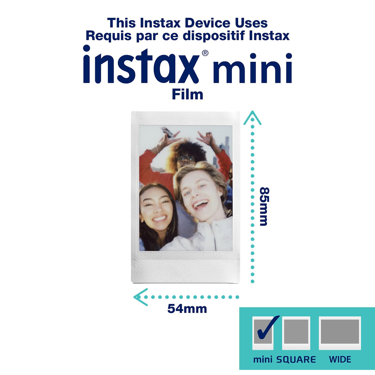 Instax Mini Link ash white motion sensor tilt feature for easy control