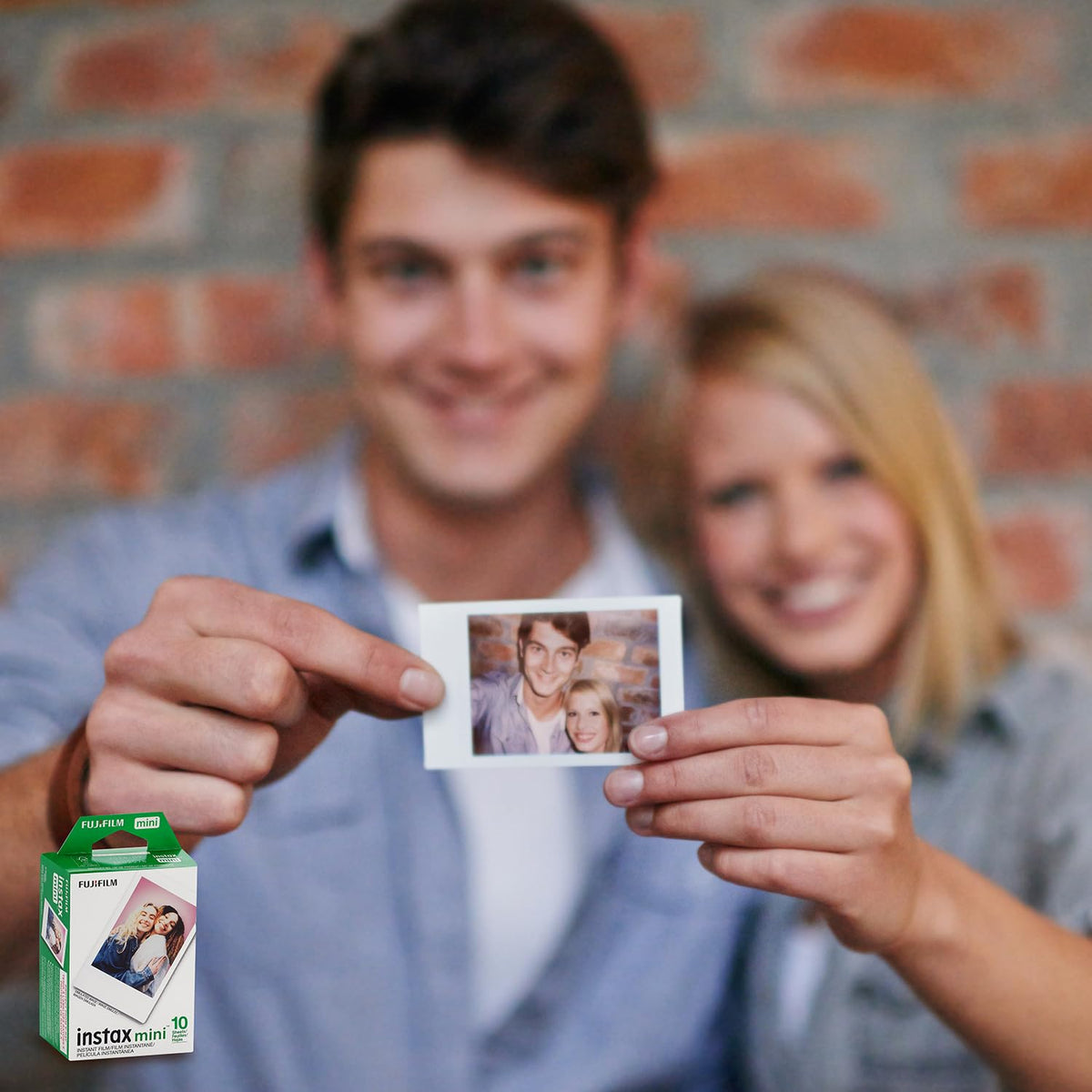 Sample Instax Mini photos with white frames, ready to frame or gift