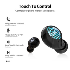Instiwitt Robot Earphones IPX5 waterproofing protects against sweat and rain