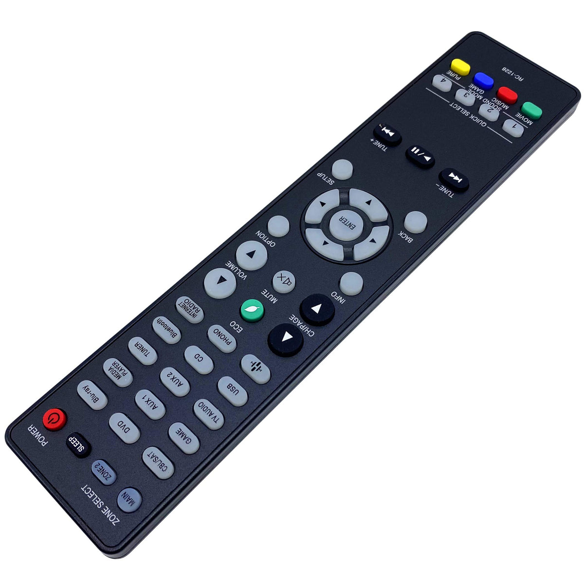 INTECHING RC-1228 remote battery compartment for easy setup