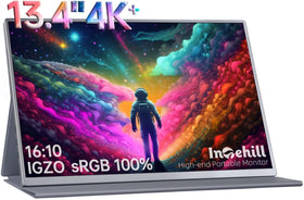 Intehill 4K portable monitor front view with slim bezel for on-the-go work.
