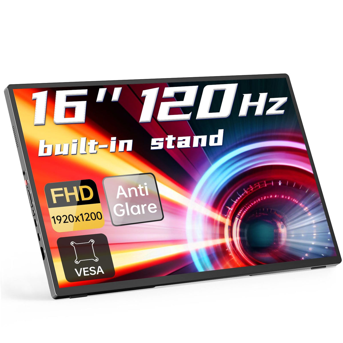 Intehill F16ZB anti glare tempered glass for clear viewing in bright settings.