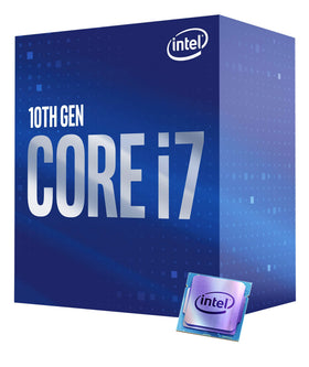 Intel Core i7-10700 processor, top label for quick identification.