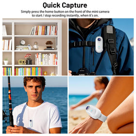 Intepoll 4K mini camera magnetic body design for fast mounting.