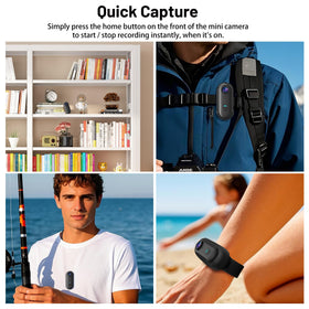 Intepoll magnetic body design offers secure mounting during sports and adventures.