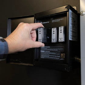 Tamper-proof IMODULE doors enhance security during servicing.