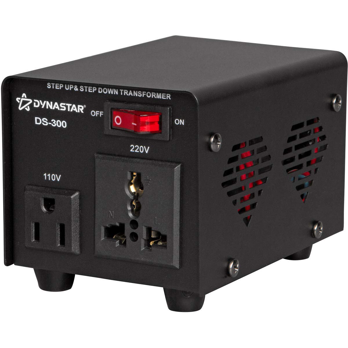 International Diamond Series Dynastar Euro Schuko adapter included, simplifies European outlet use