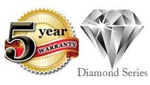 International Diamond Series Dynastar label showing wattage specifications, clear capacity guidance