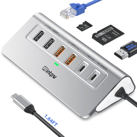 intpw P9R PRO front ports view showing all connectors and fast access