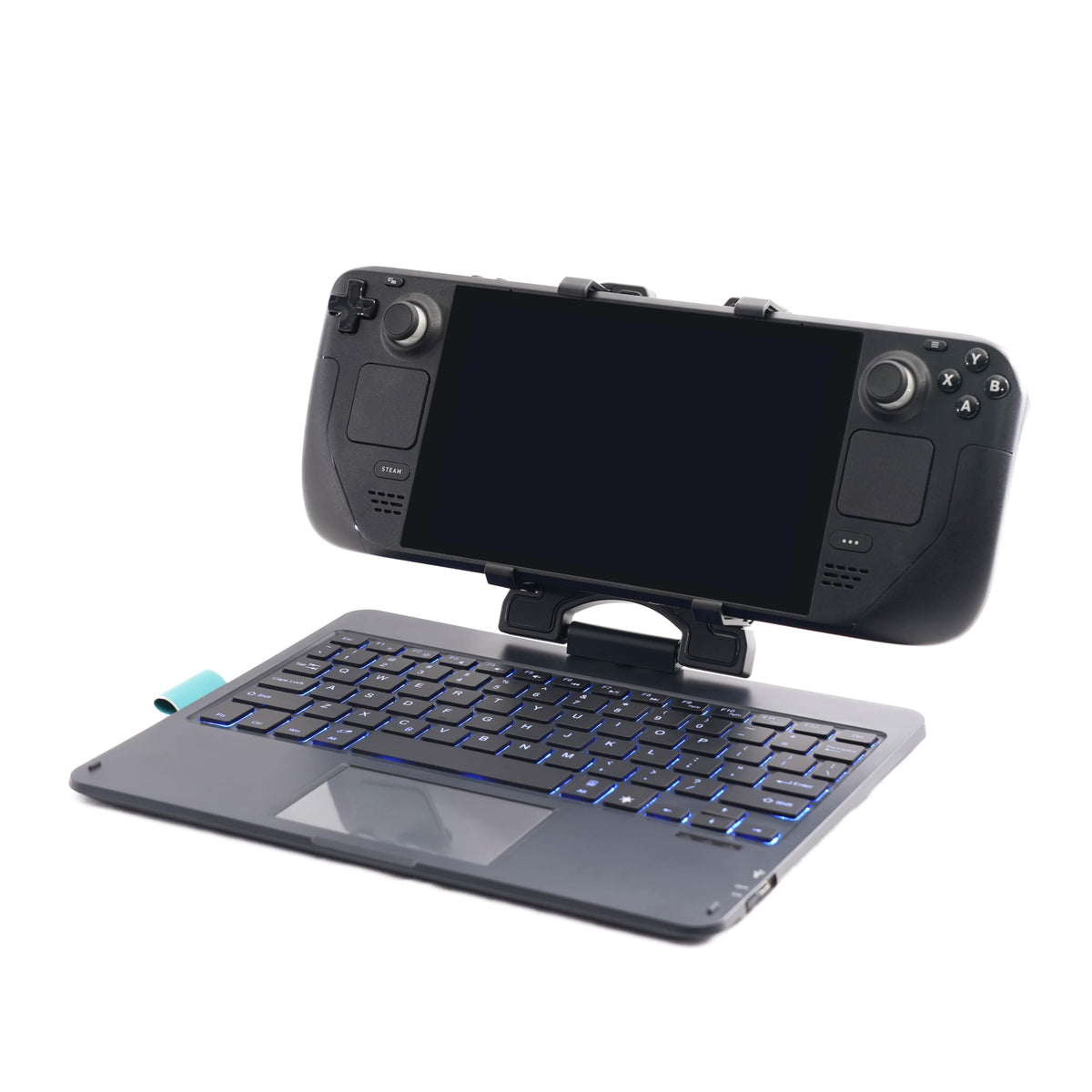 Invensic DeckTop keyboard and trackpad for precise control during Steam Deck play