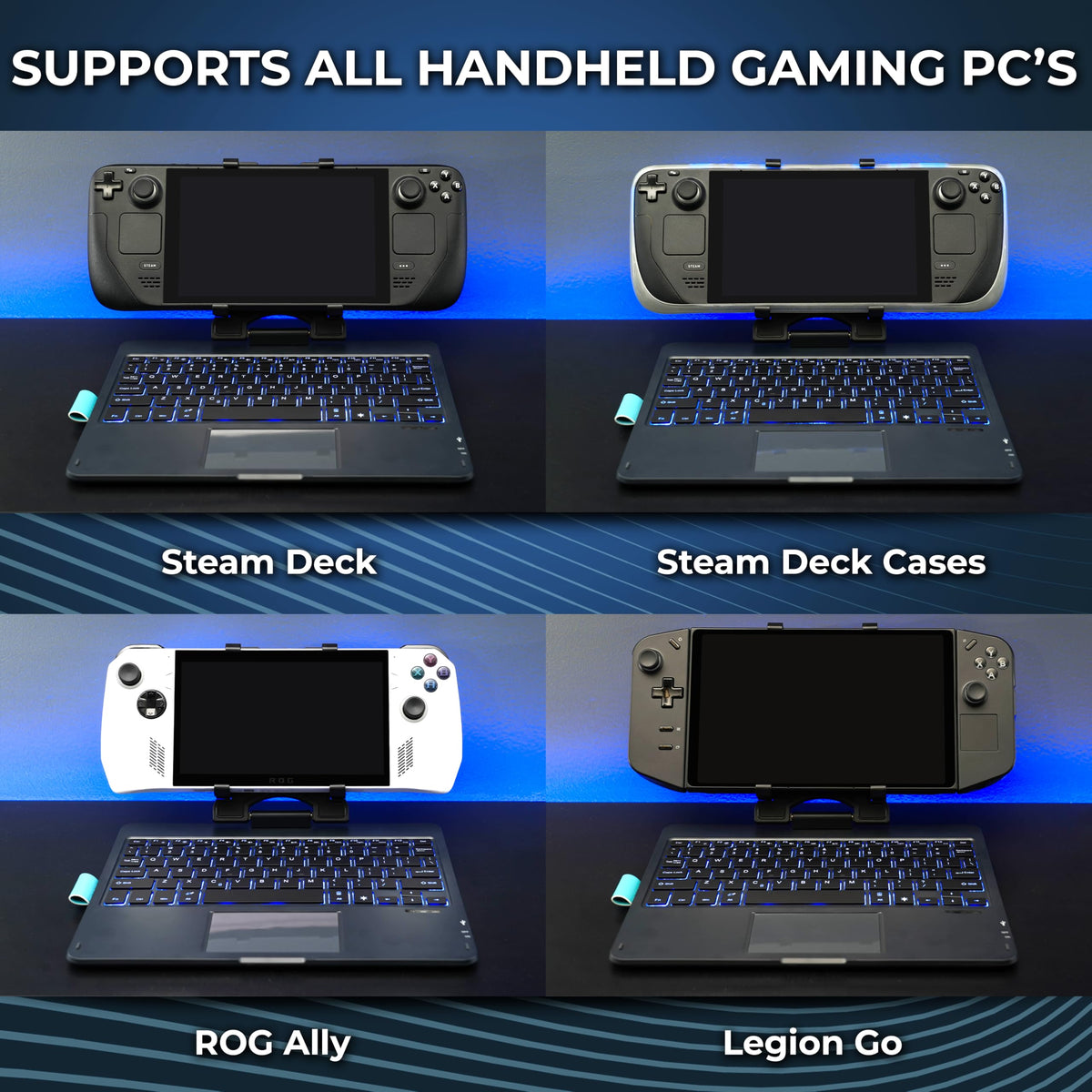 Invensic DeckTop portable and durable design for gaming on the go
