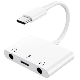 Inverse Net USB-C to 3.5mm adapter with compact design for on-the-go listening.