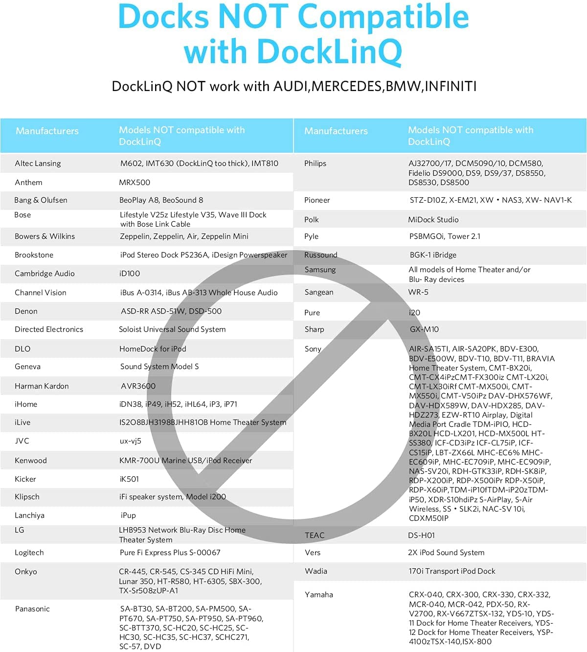 INVERY DockLinQ Pro with Alexa enables voice-controlled playback.