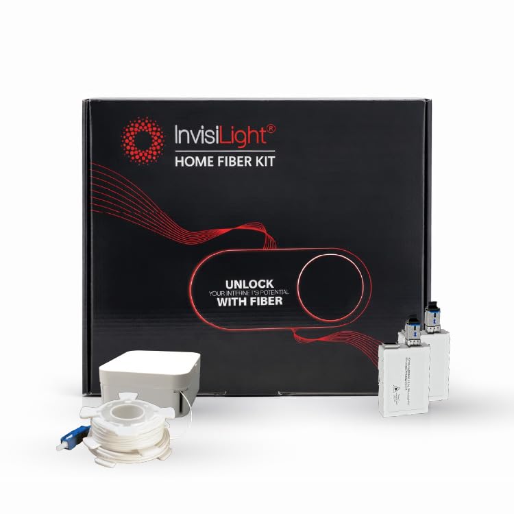 InvisiLight home fiber kit overview showing a clean, invisible fiber path.