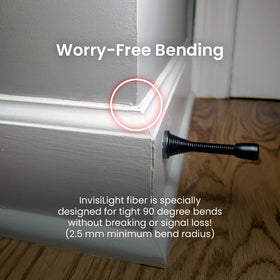 InvisiLight included adhesive and tools for easy DIY setup.