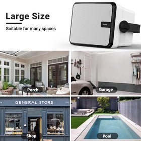 Inwa corded power adapter included for stable output.