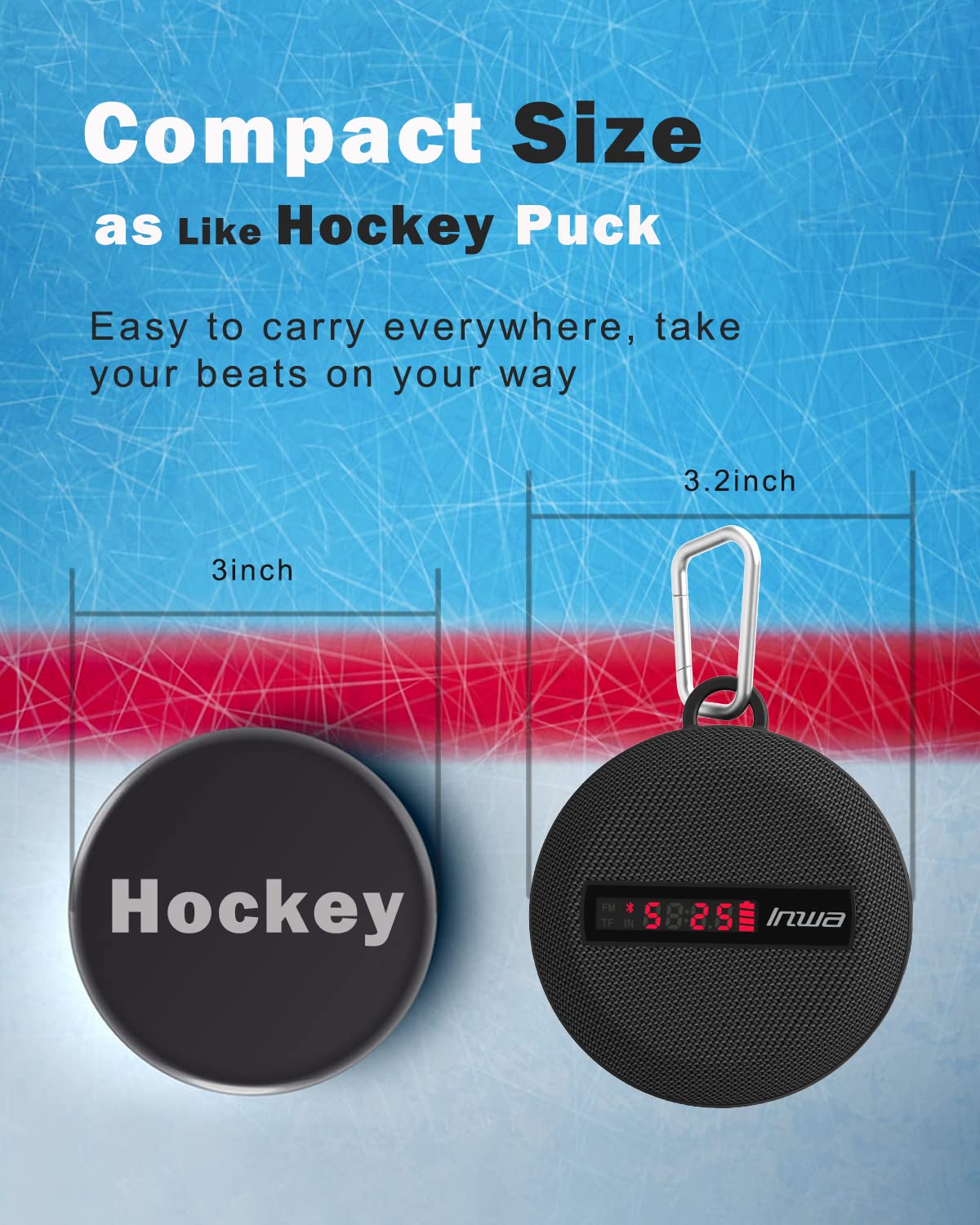 Inwa built-in microphone enables hands-free calls during activities.