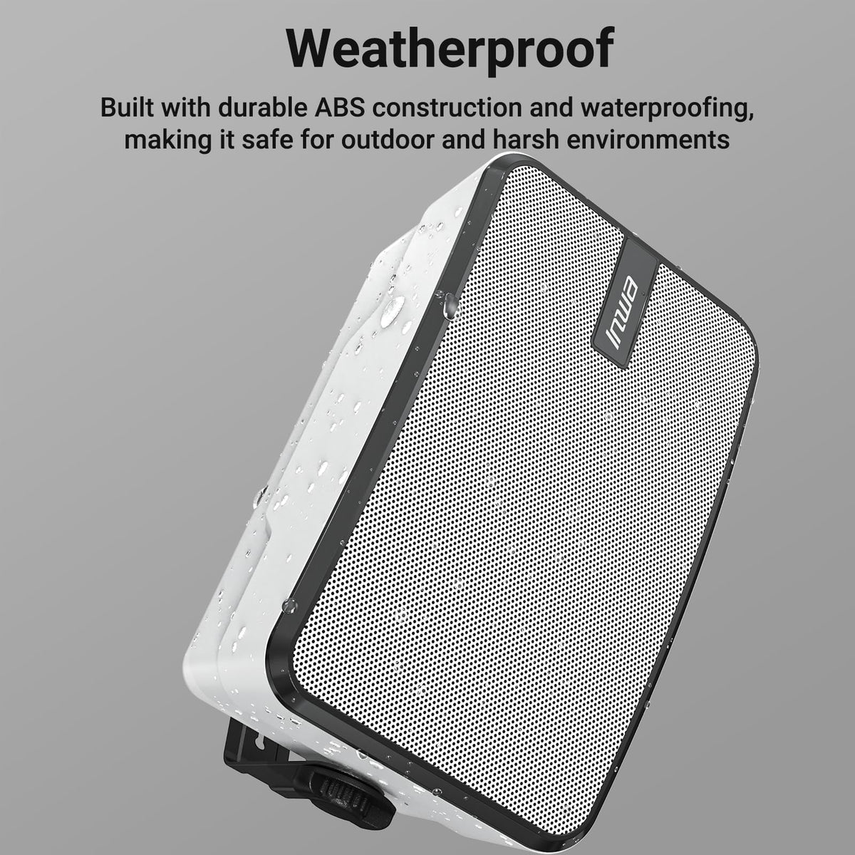 Inwa weatherproof wall enclosure withstands splashes and rain.