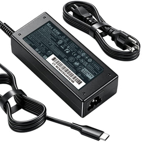 INZOFI 65W USB-C laptop charger powers a notebook quickly.